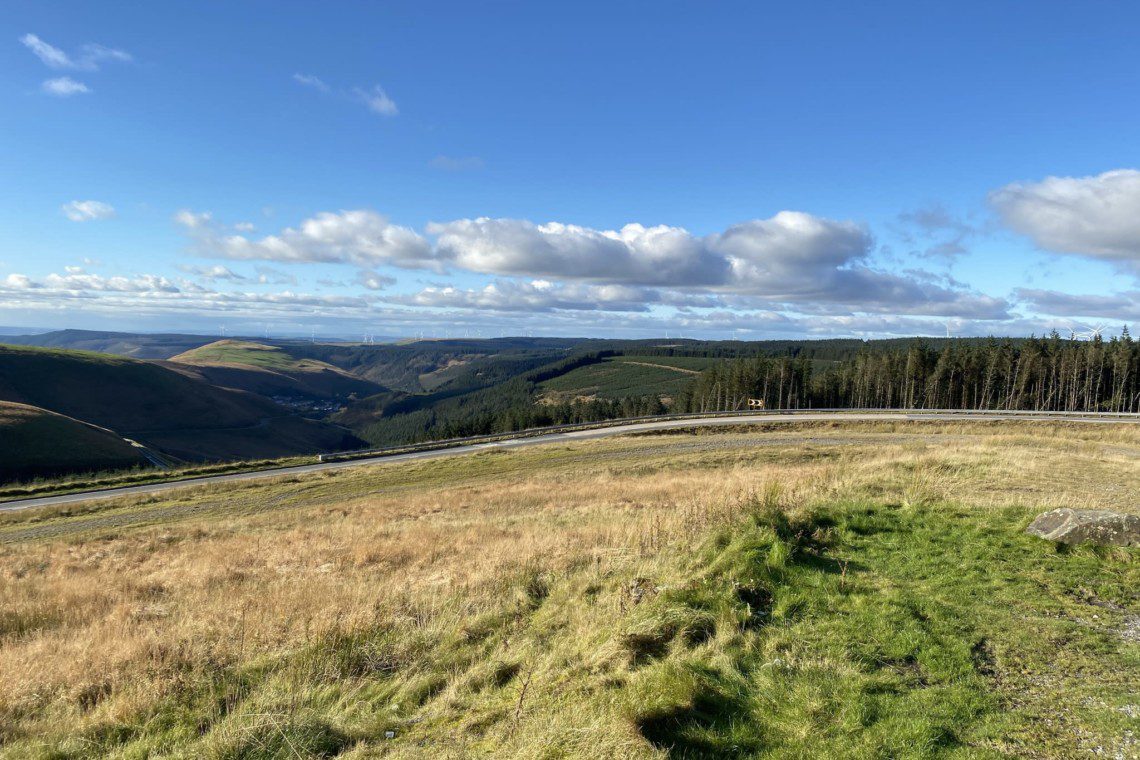 Great views across the valleys