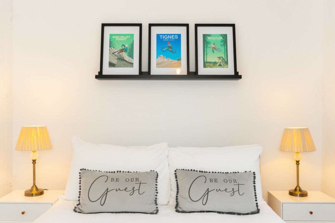 Bike themed wall art