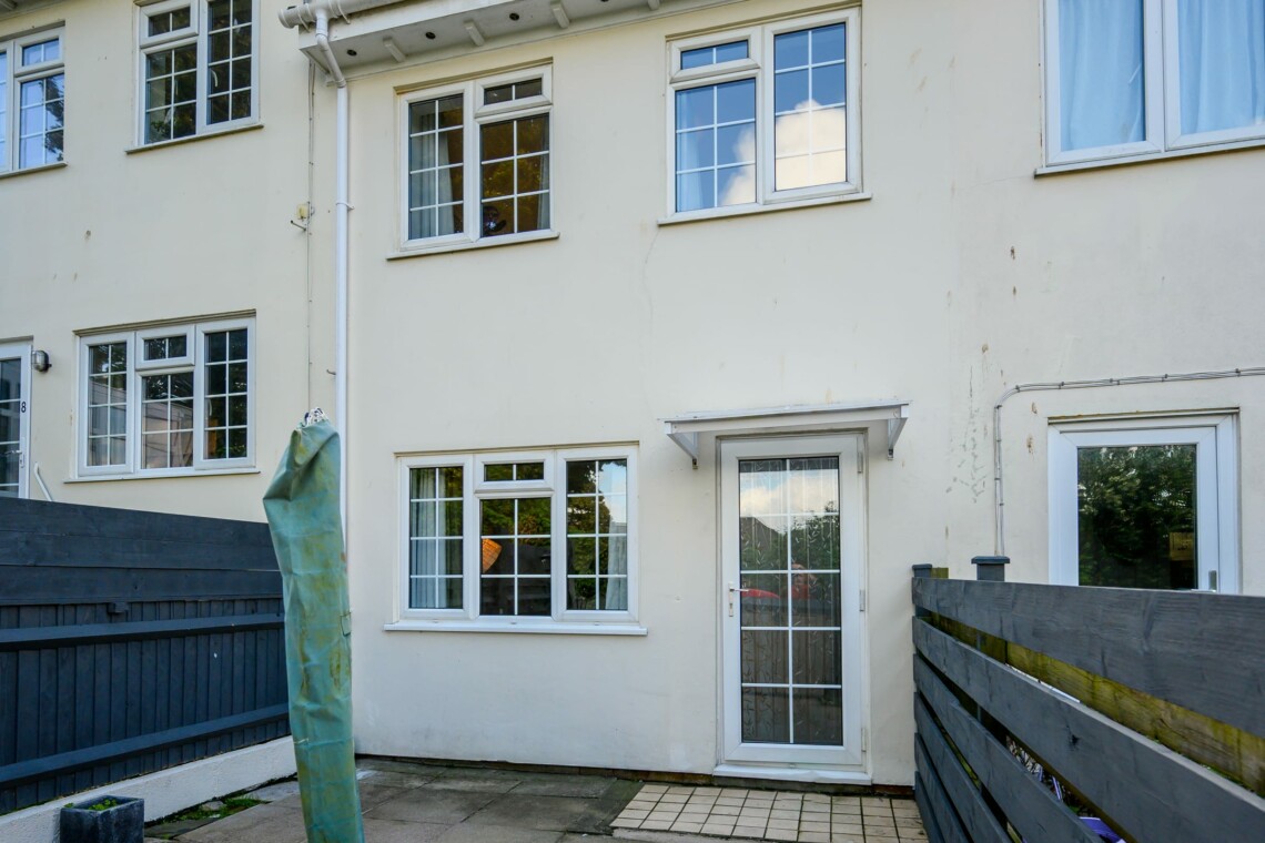 Rear view of property space