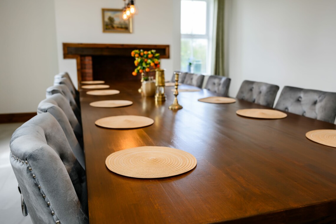 Quality dining table and chairs