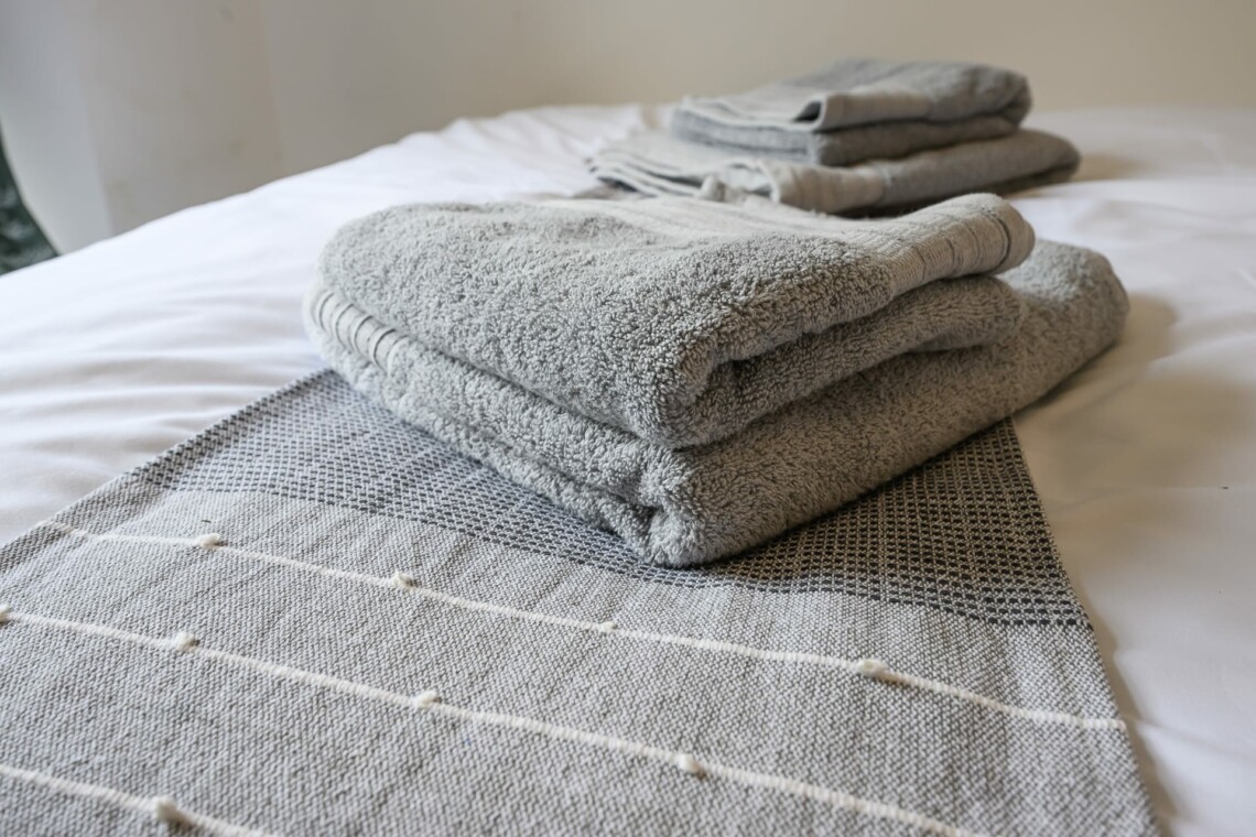 High Quality Towels Provided