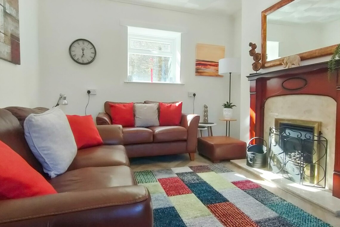 Feature fireplace