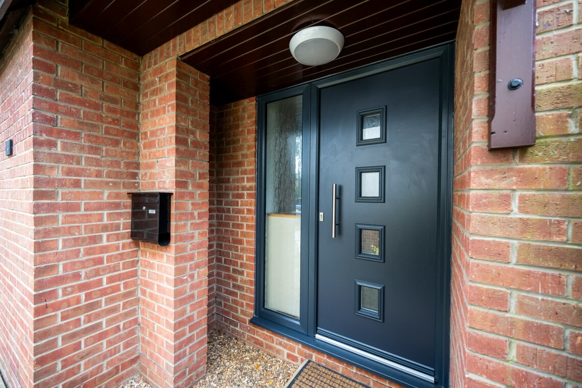 Extra wide entrance door