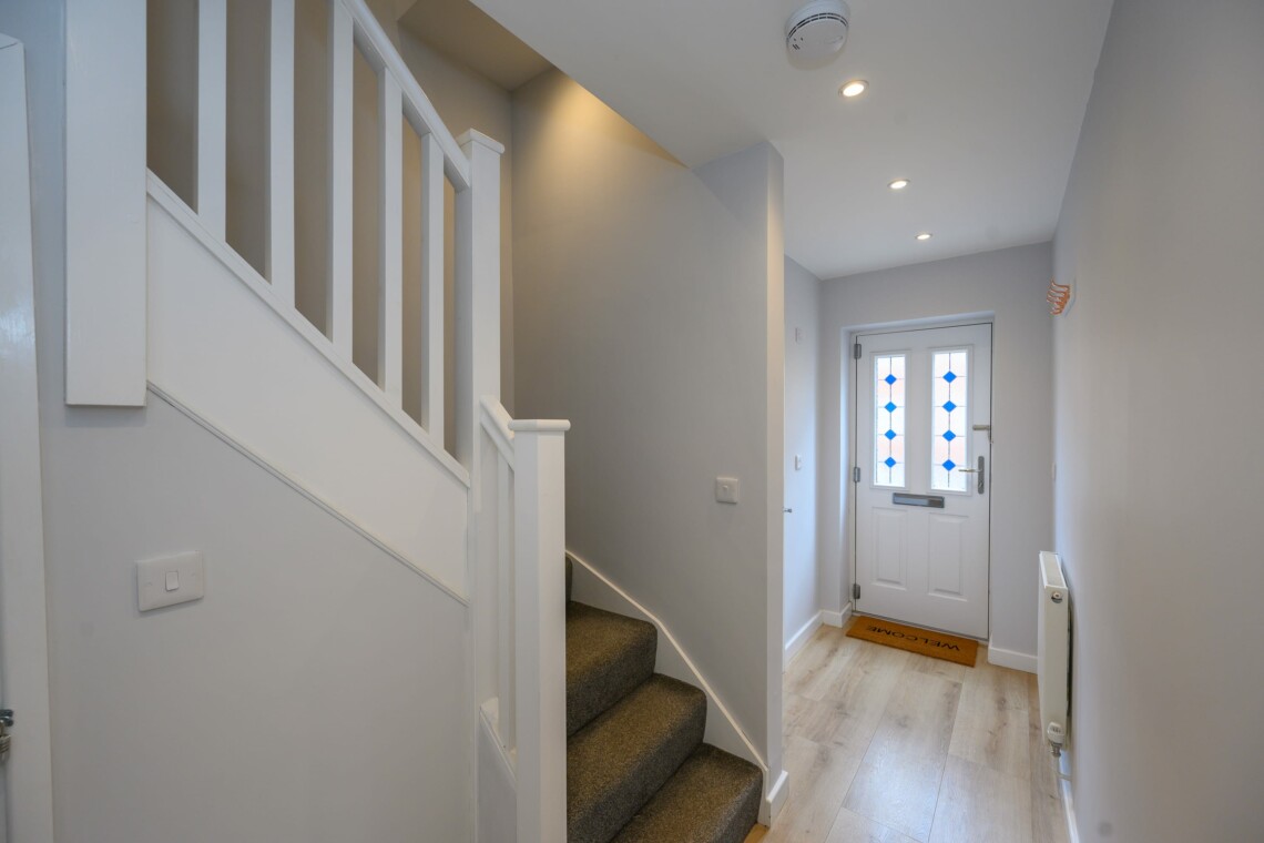 Entrance & Stairs and WC