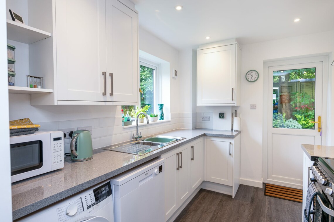 Bright well equipped kitchen