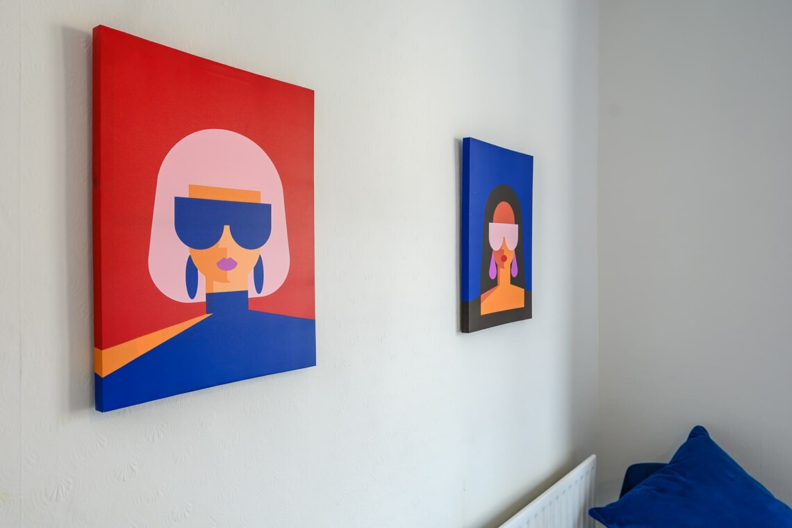 Modern wall deco