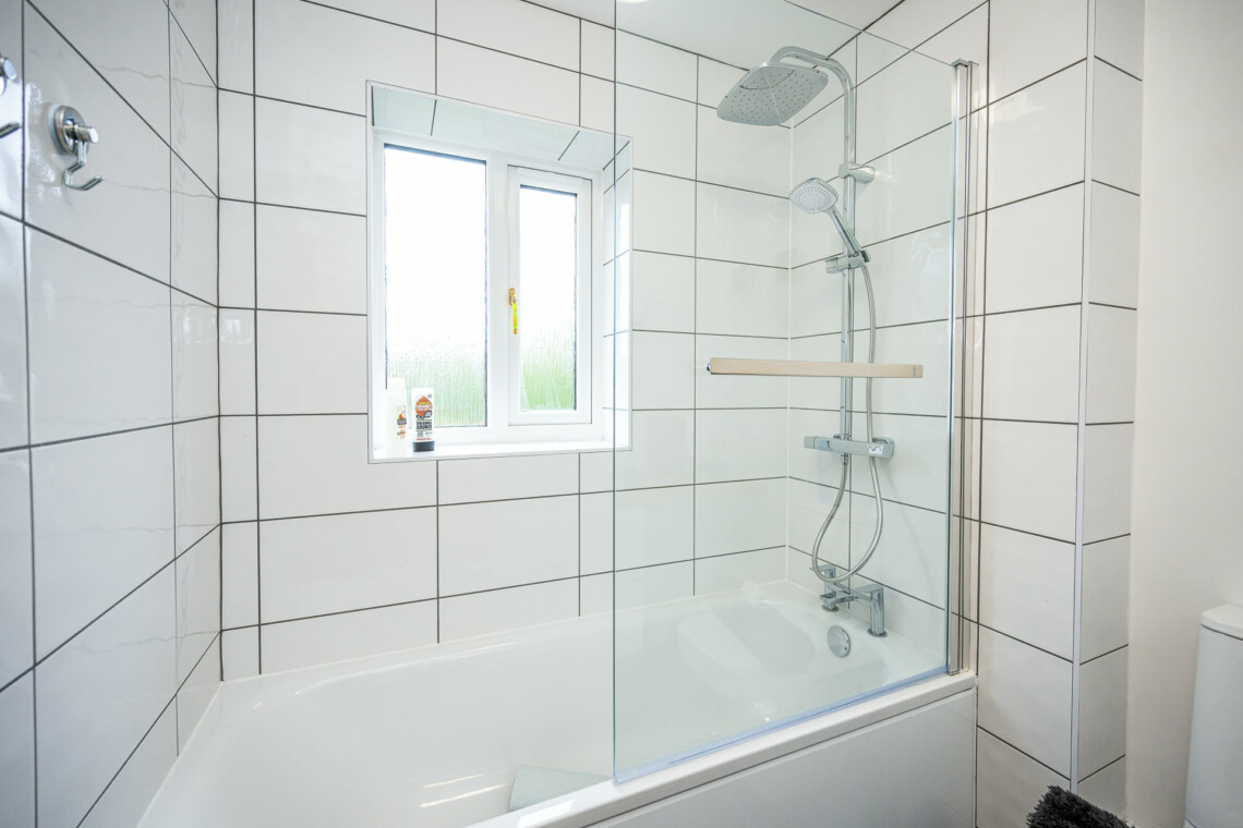 Shower over bath