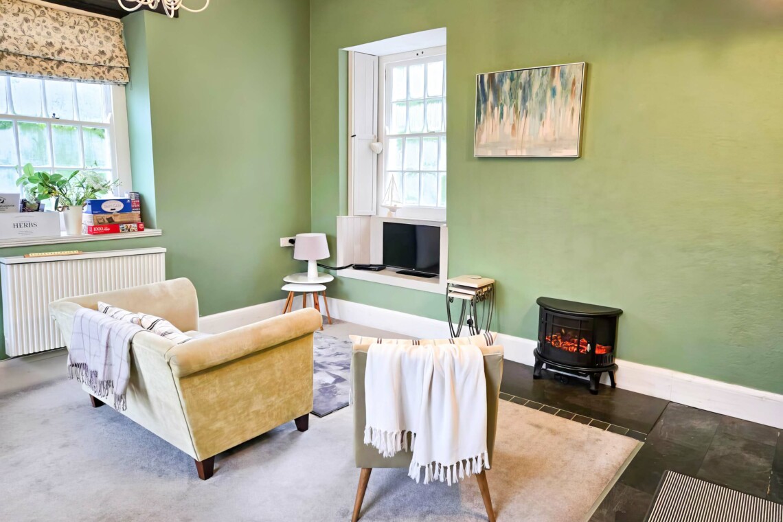 Open plan living area