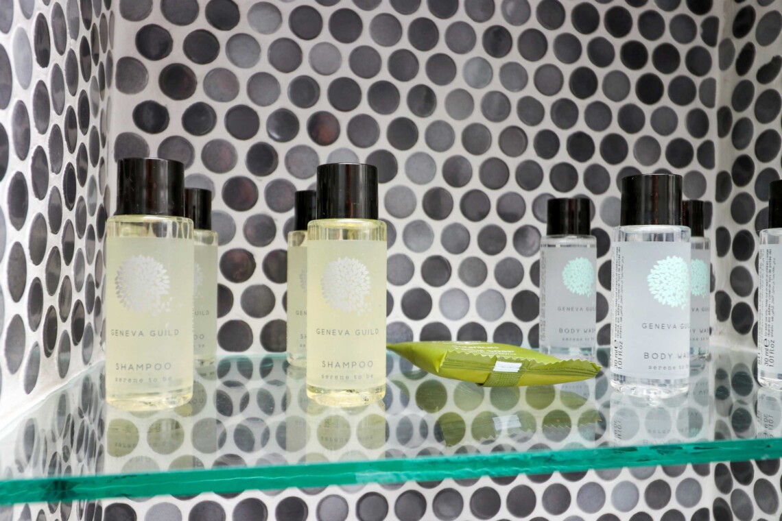Toiletries provided