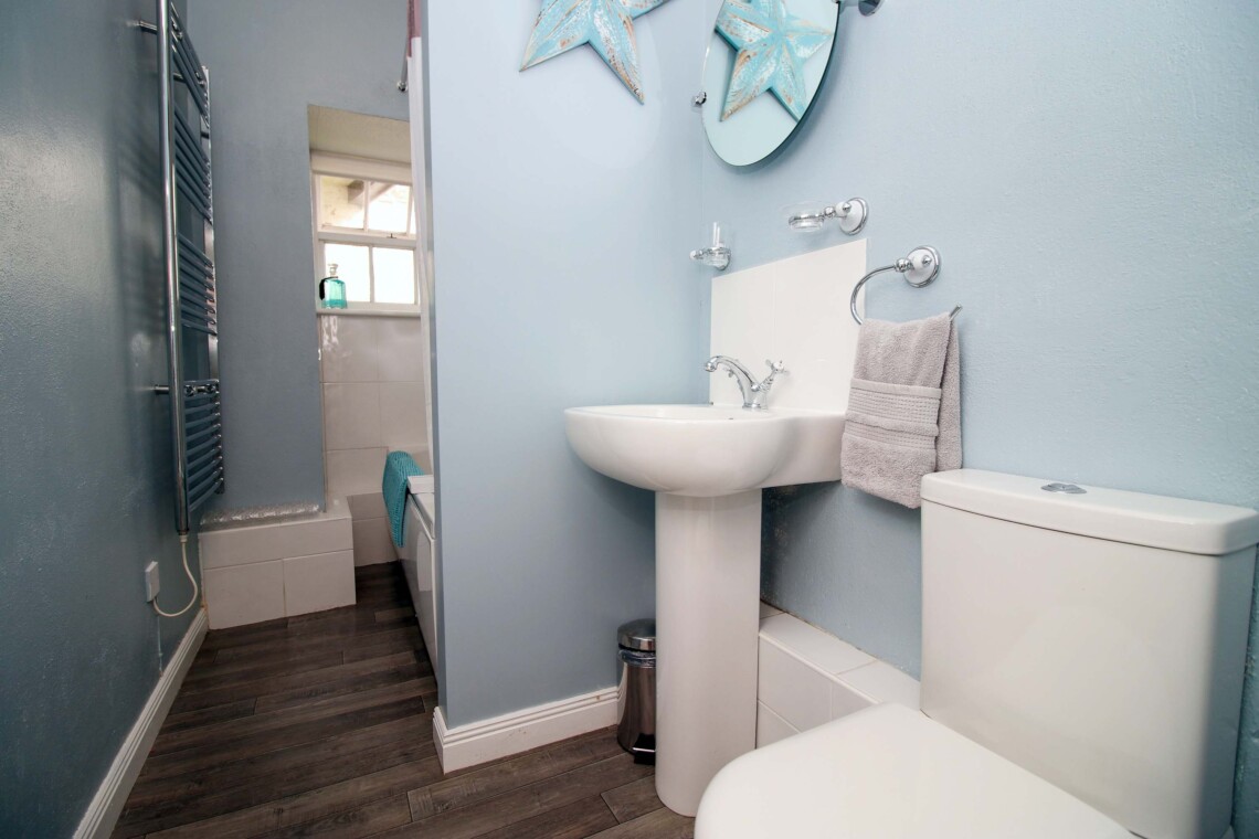 Bathroom with shower & bath