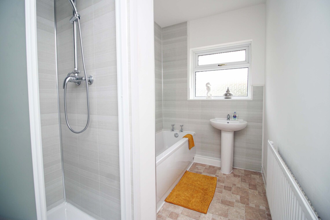 Ground floor bathroom and shower