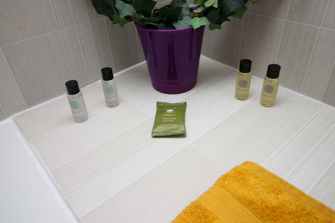 Toiletries supplied