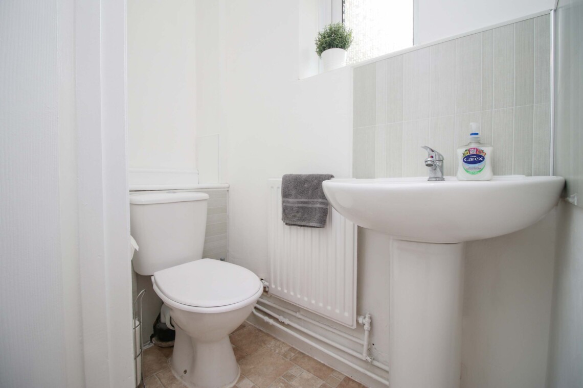Ground floor cloakroom