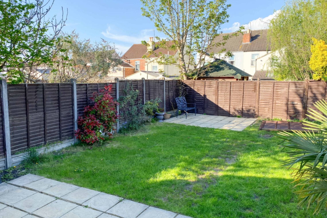 Quiet garden area