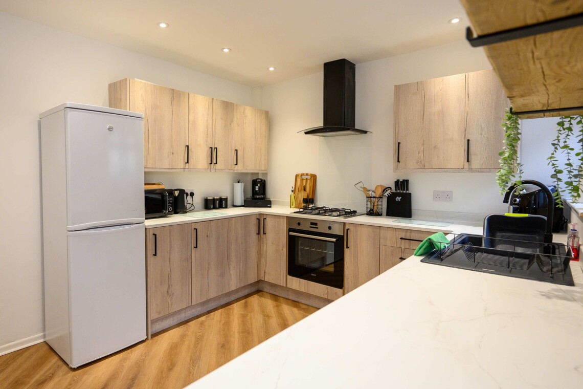 Living space with comfortable seating 