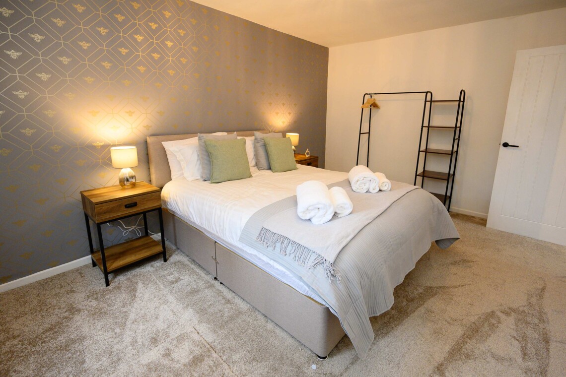 Living space with comfortable seating 