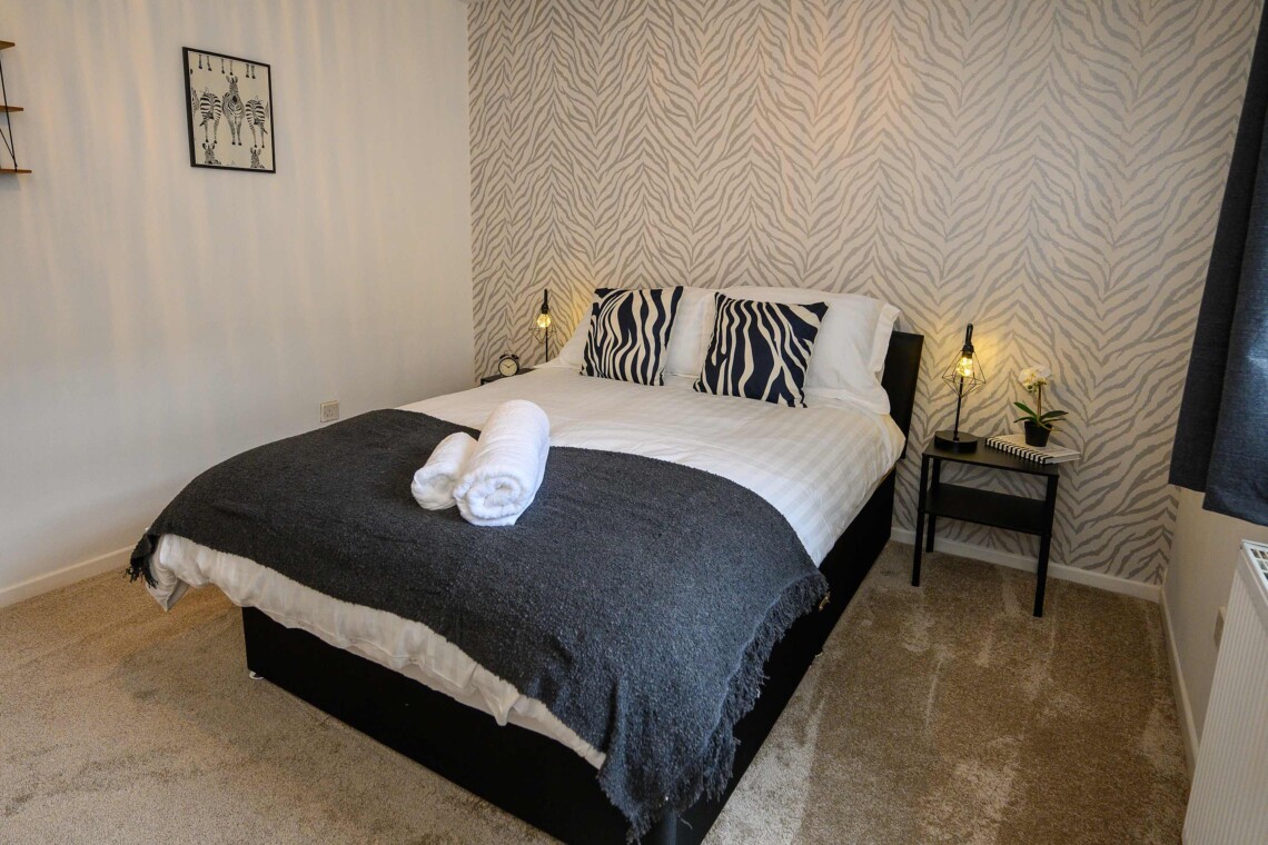 Living space with comfortable seating 