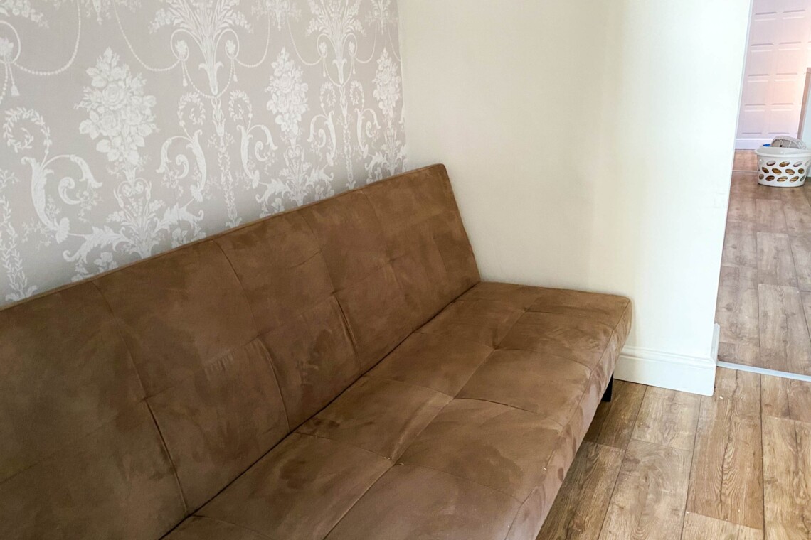 Sofa bed in the lounge area
