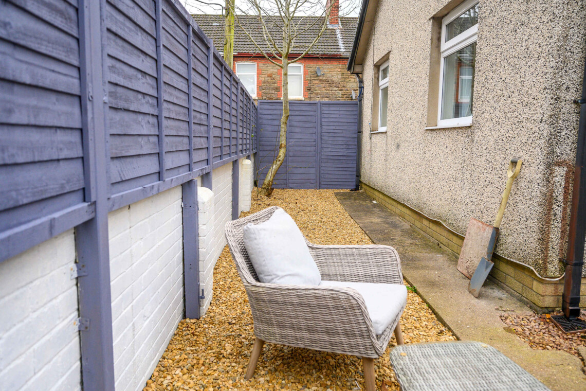 Living space with comfortable seating 