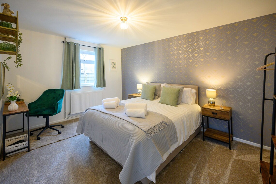 Living space with comfortable seating 