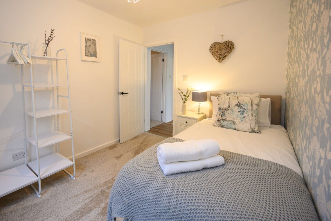 Living space with comfortable seating 
