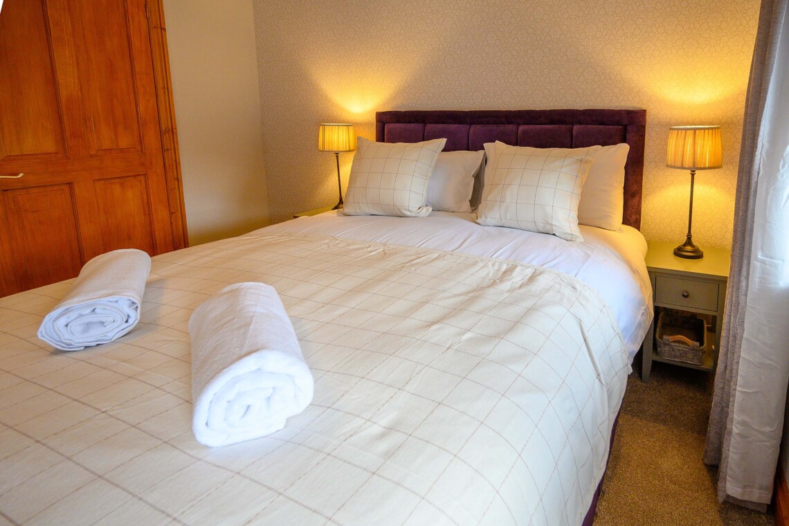 Bedroom with King sized bed 