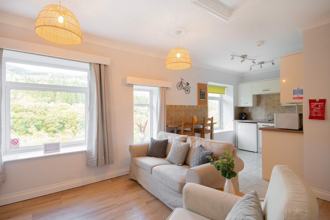 The Peak - open plan living room and kitchen