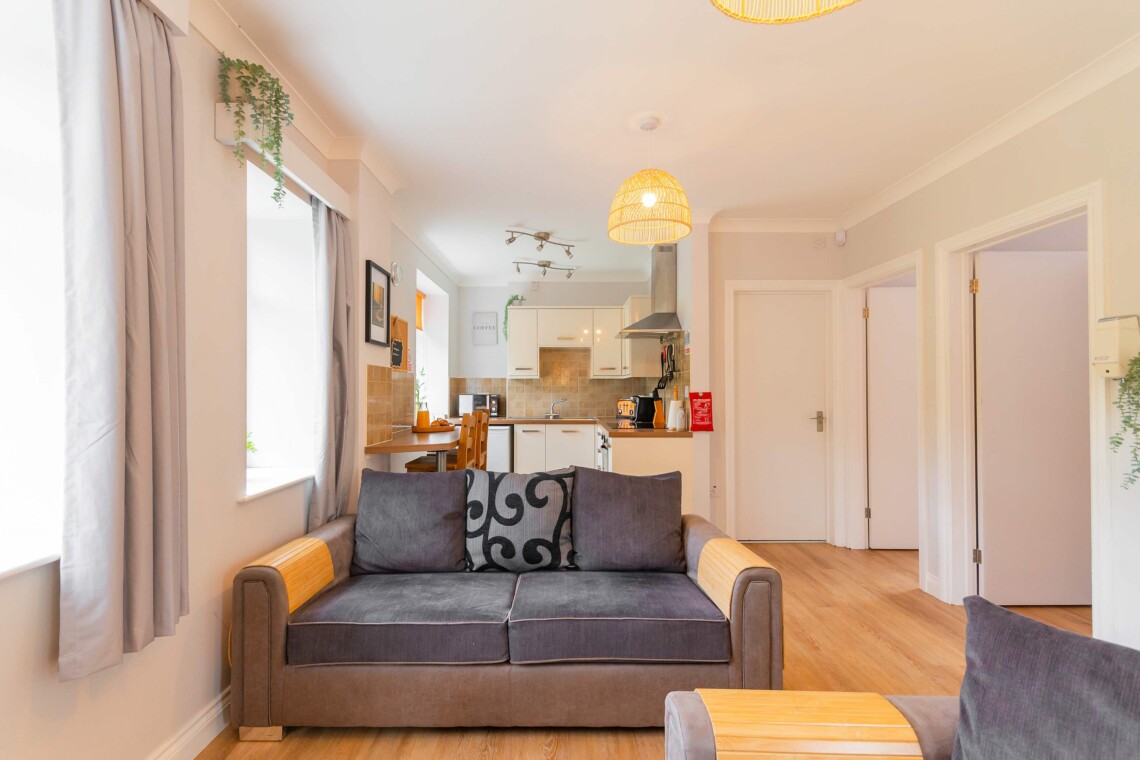 The Nook - open plan living space and kitchen