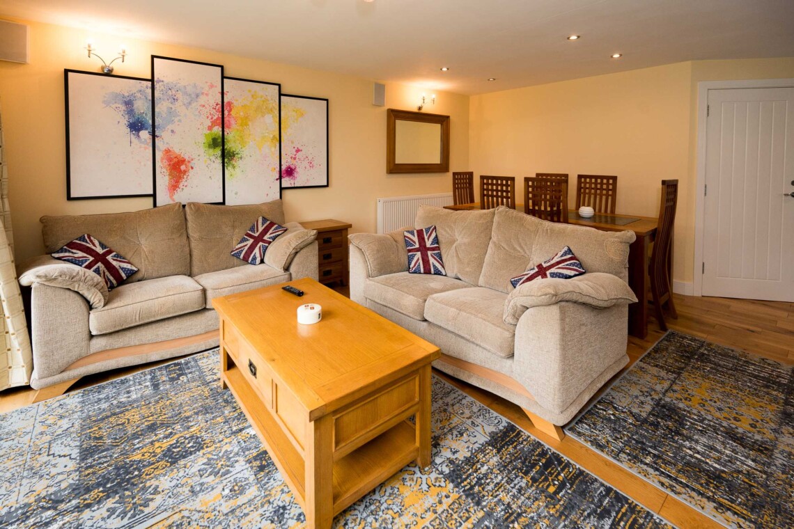 Living and dining area
