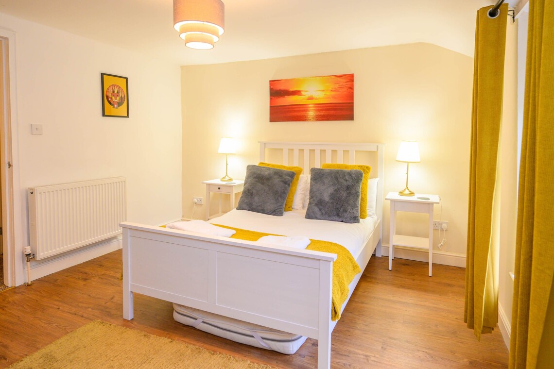 Bright double bedroom