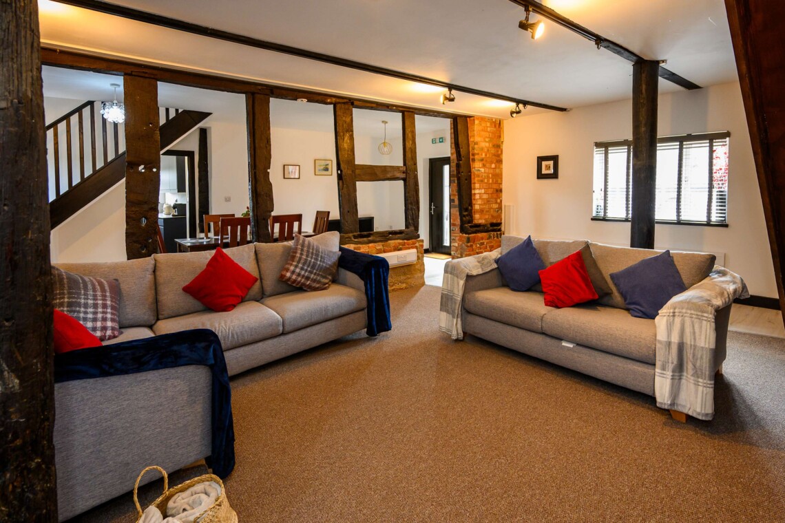 Large open plane living area