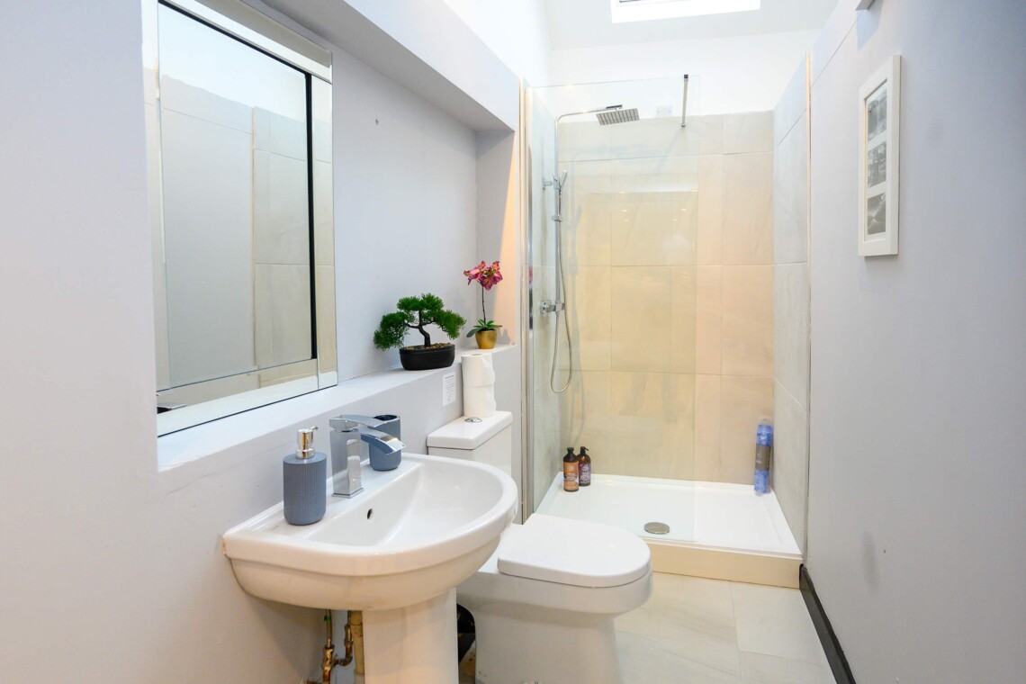 lare shower room & WC