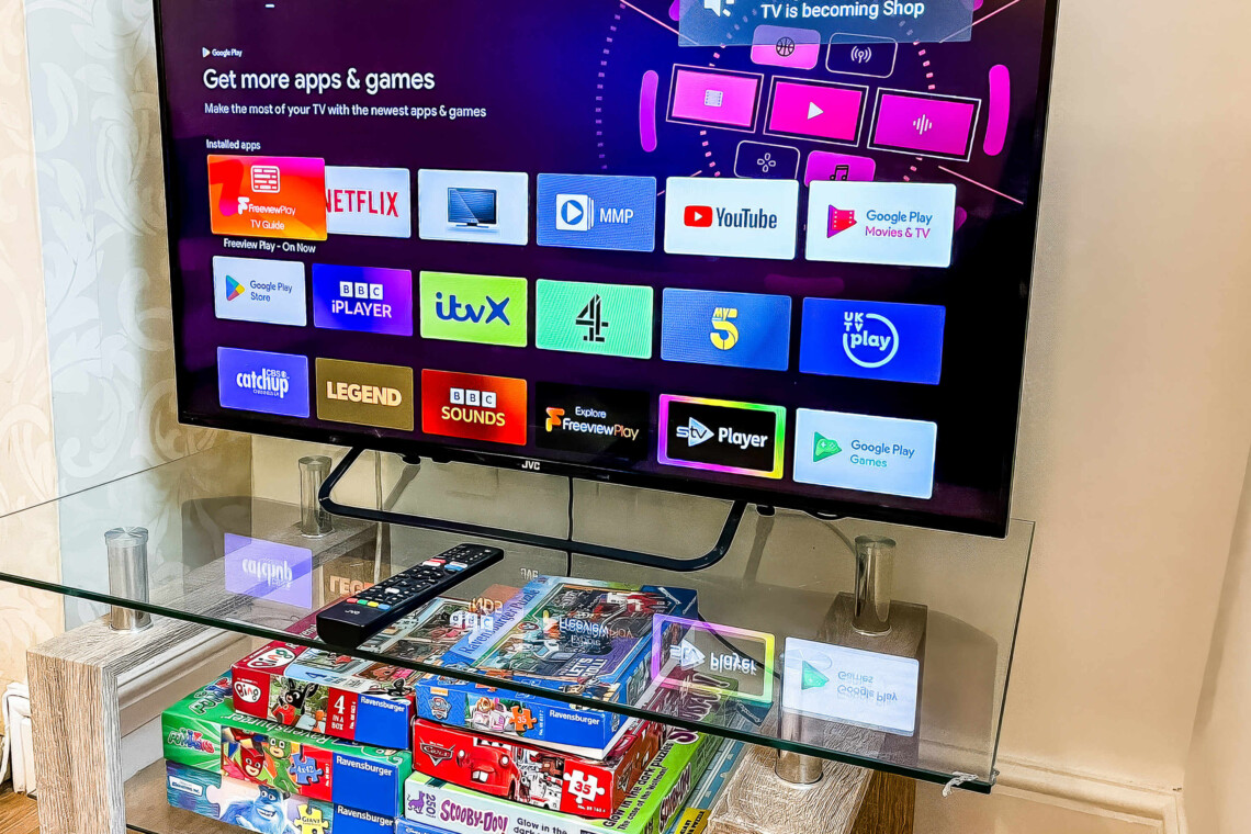 Multimedia TV, & a selection of board games 