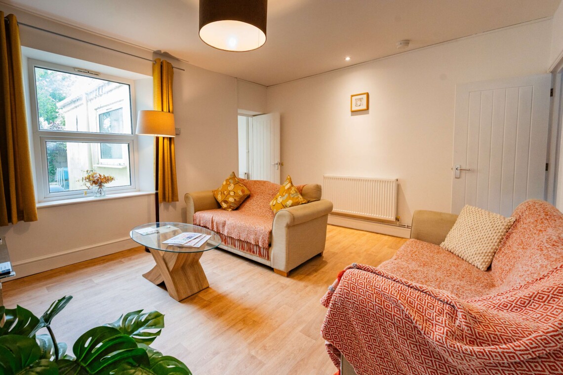 Relax in the spacious living room