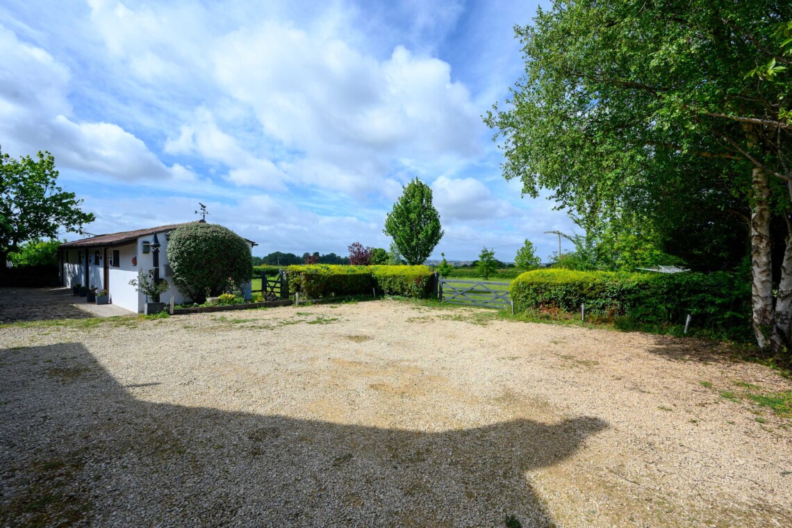 Free parking area for guests