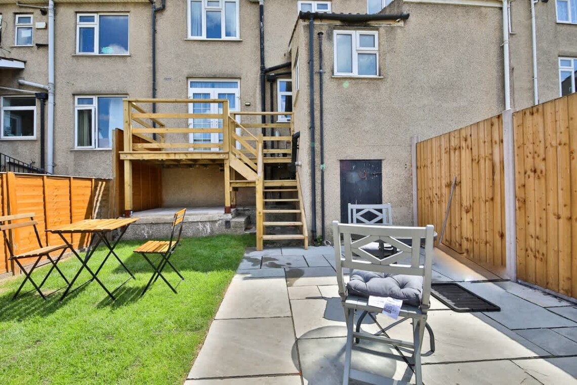 Rear garden space