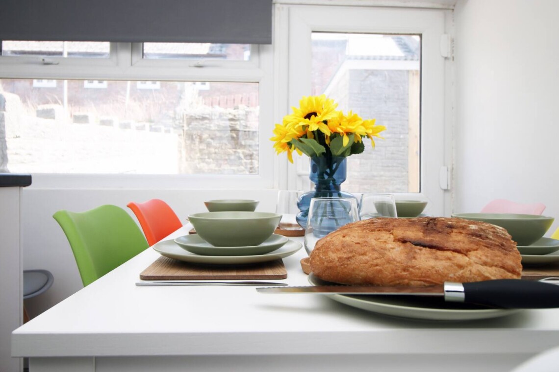 The kitchen is ready for your culinary adventures, with everything you need to make delicious homemade meals. 