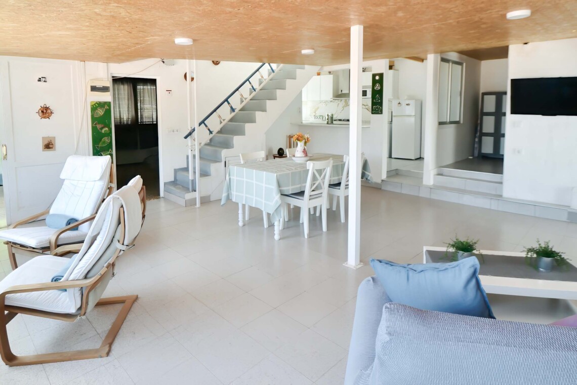 The living area is the perfect place to relax 