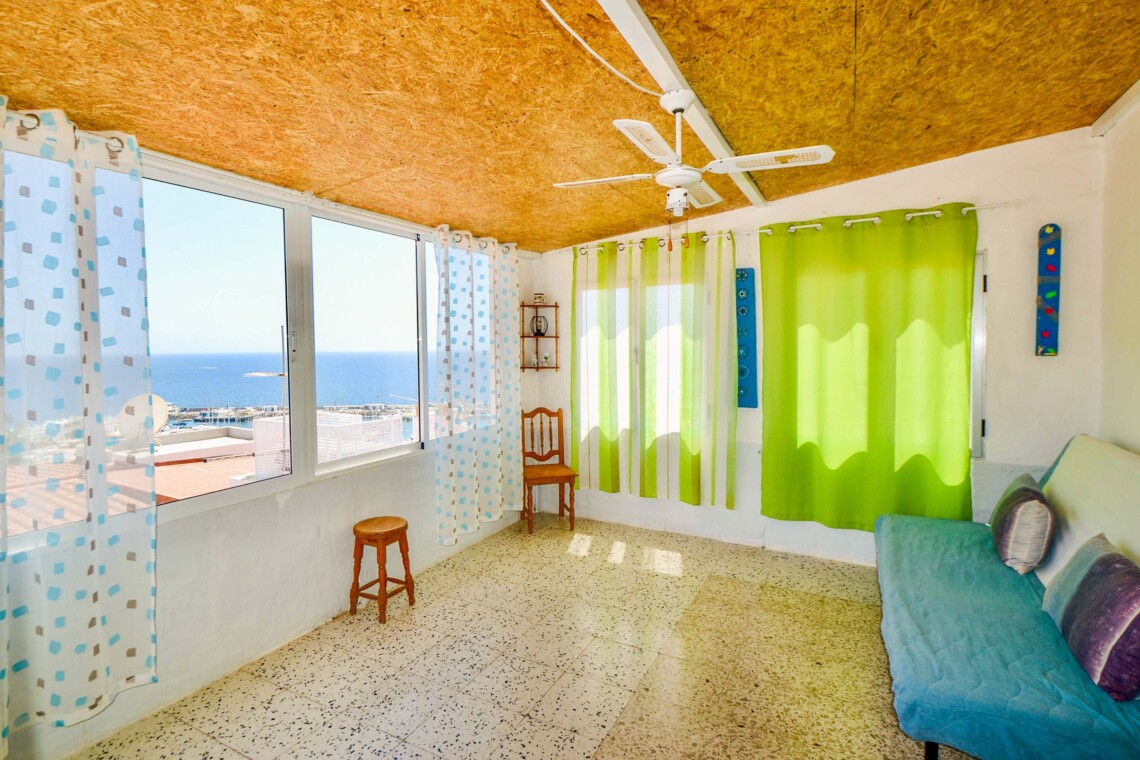 The living area is the perfect place to relax 