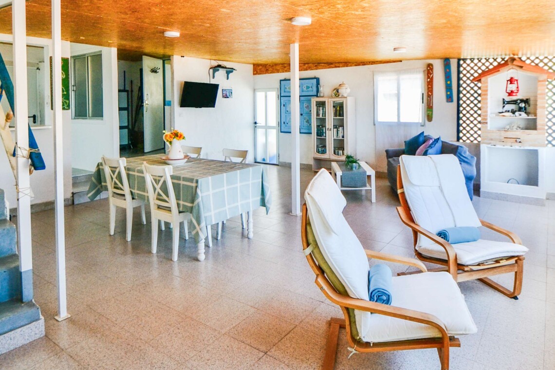 The living area is the perfect place to relax 