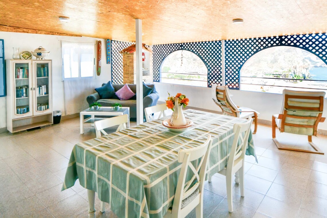 An open-plan living & dining area is the perfect place to relax 