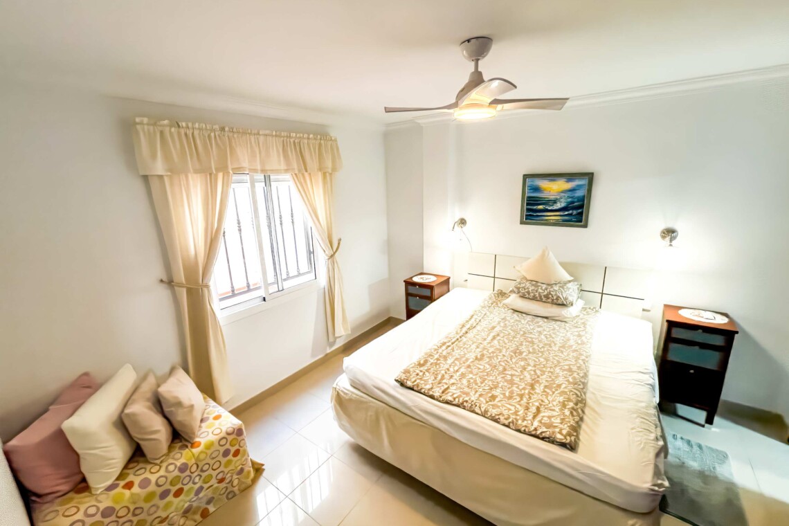 Bedroom with ensuite bathroom