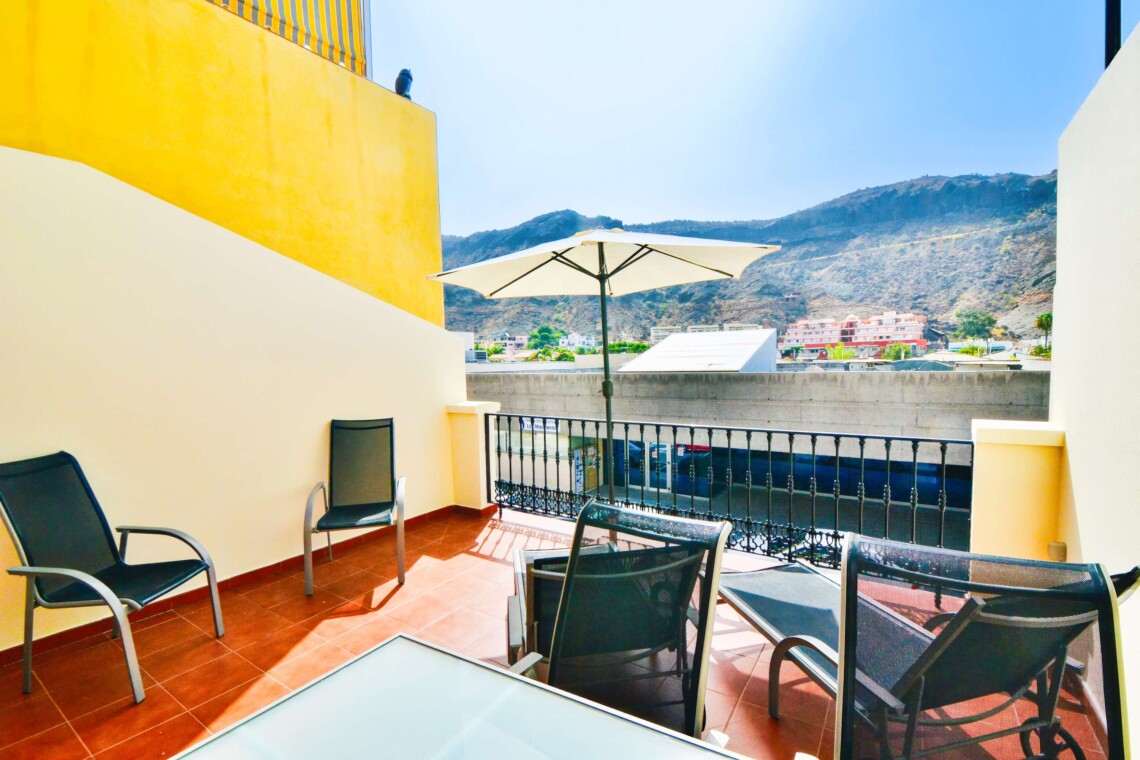 Mountain views from the balcony