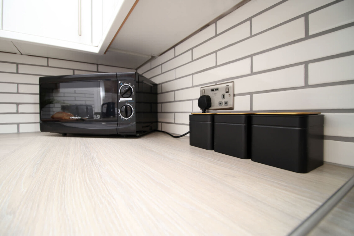 Open-plan living room, multimedia TV