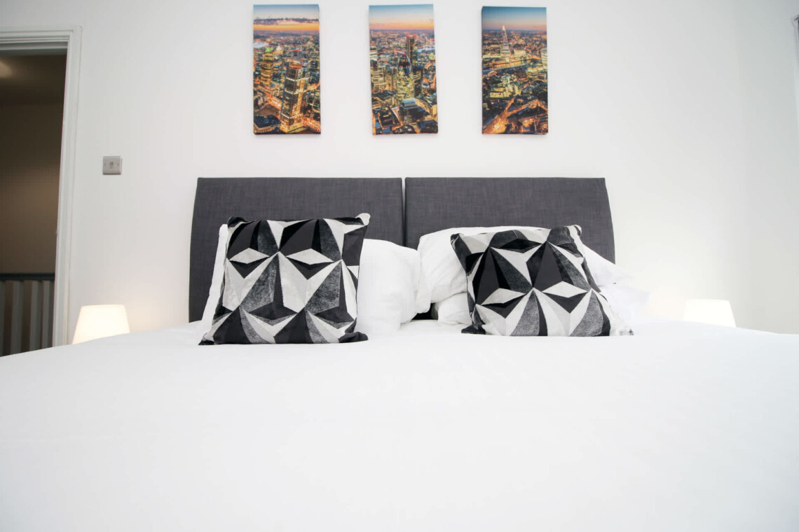 Open-plan living room, multimedia TV