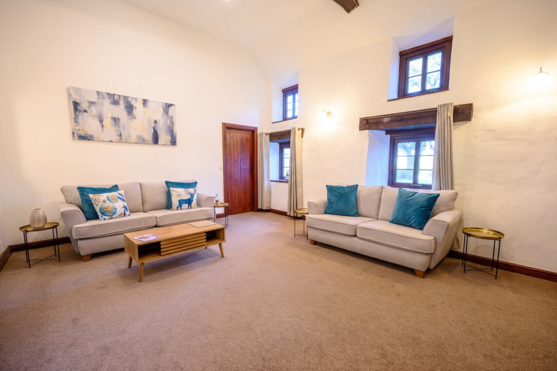 Spacious living room